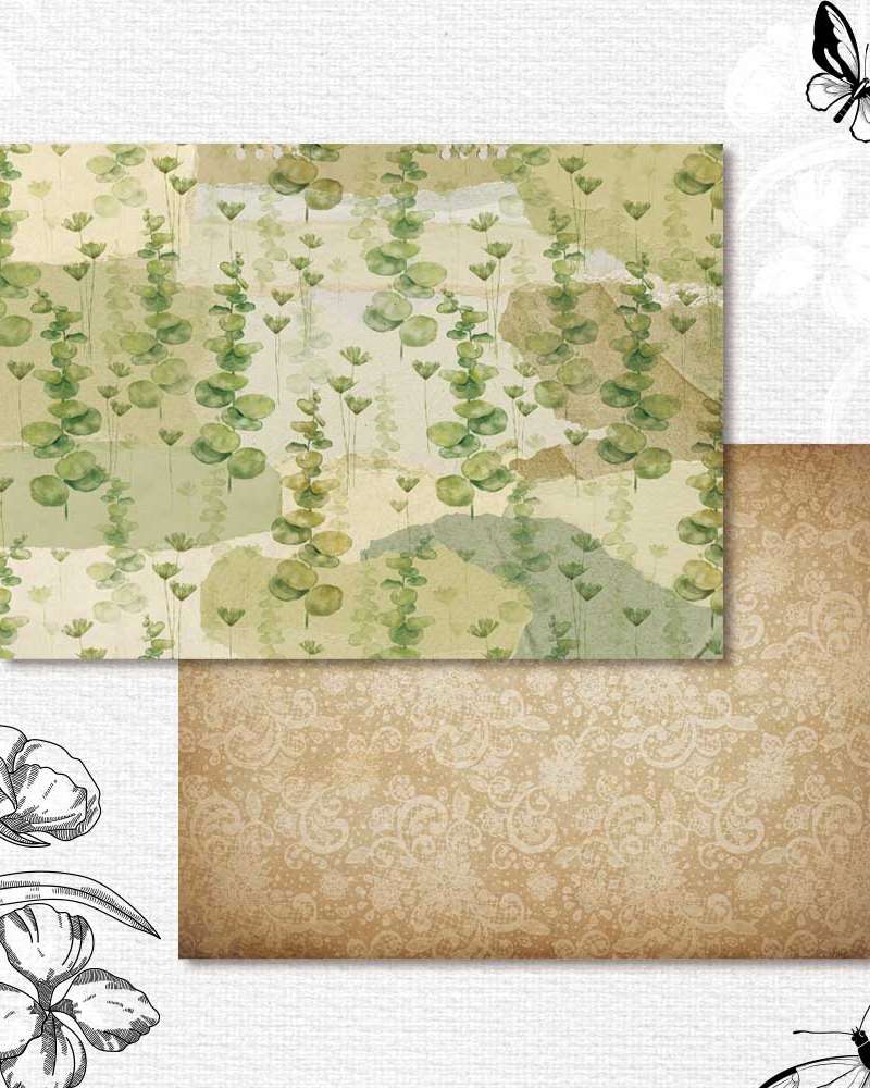 [17] Greenery Wrapping Paper