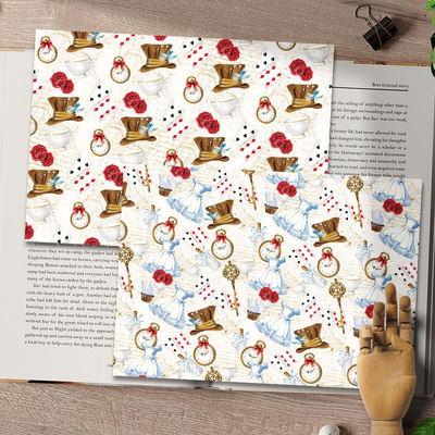 Alice Wrapping Paper A (50 Sheets)