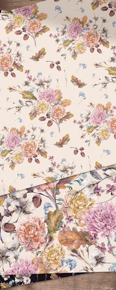 [1] Autumn Beige Wrapping Paper