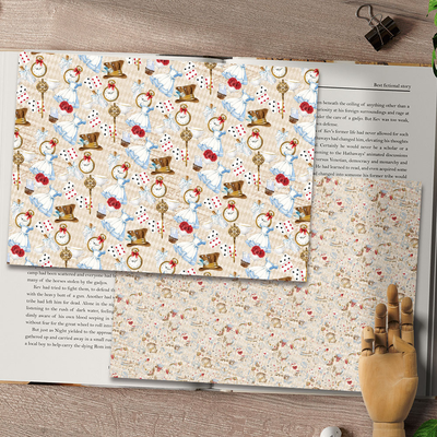 Alice Wrapping Paper B (50 Sheets)