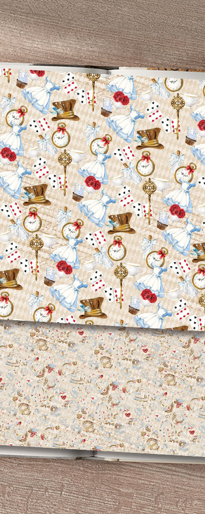 Alice Wrapping Paper B (50 Sheets)
