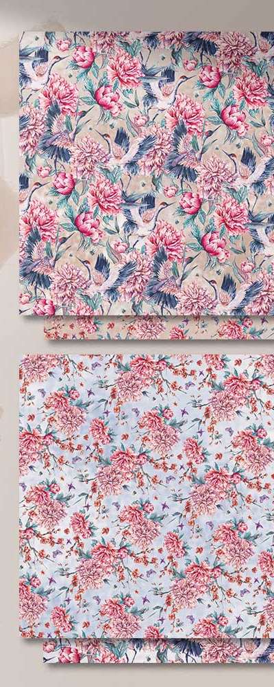 [1] Asia Wrapping Paper MIX (2 Types)