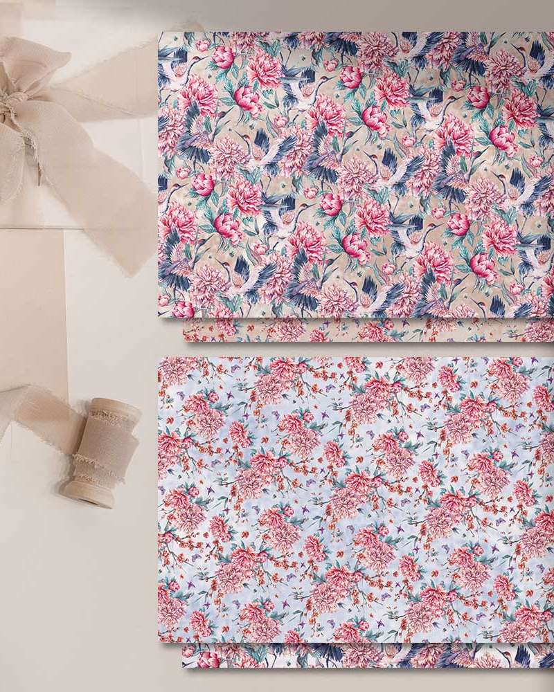[1] Asia Wrapping Paper MIX (2 Types)