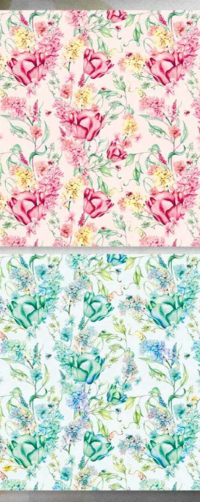 [17] Spring Party_Mint Pink Wrapping Paper