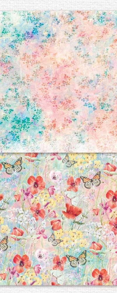 [17] Fantasy Flower Wrapping Paper