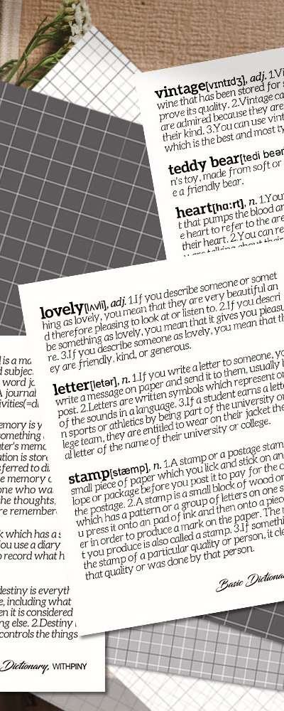 [1] Basic Dictionary