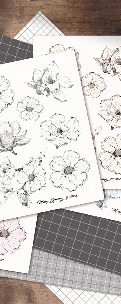 [1]Monospring Imitation Sticker