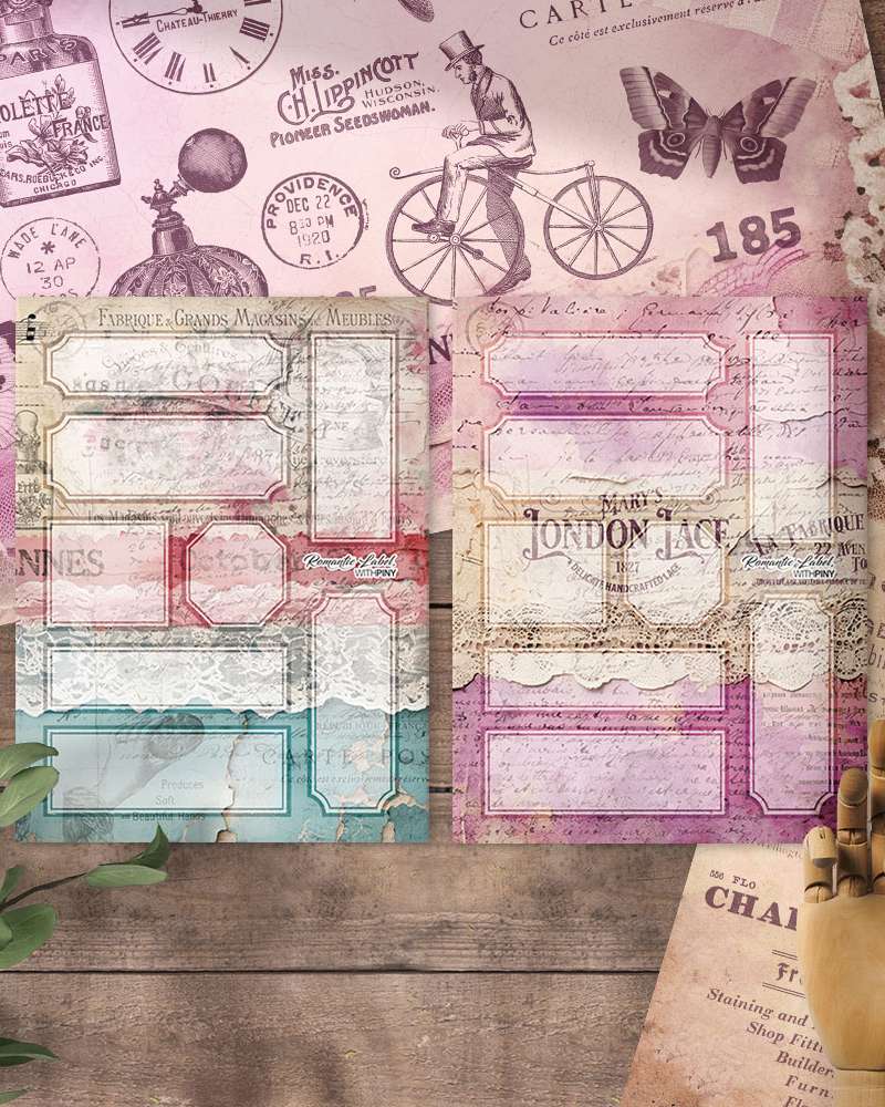 [1]Romantic Label Sticker