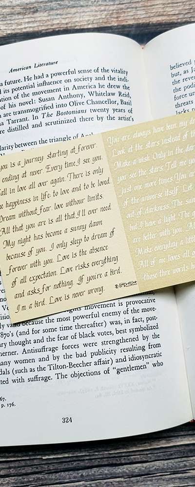 [2] Letters