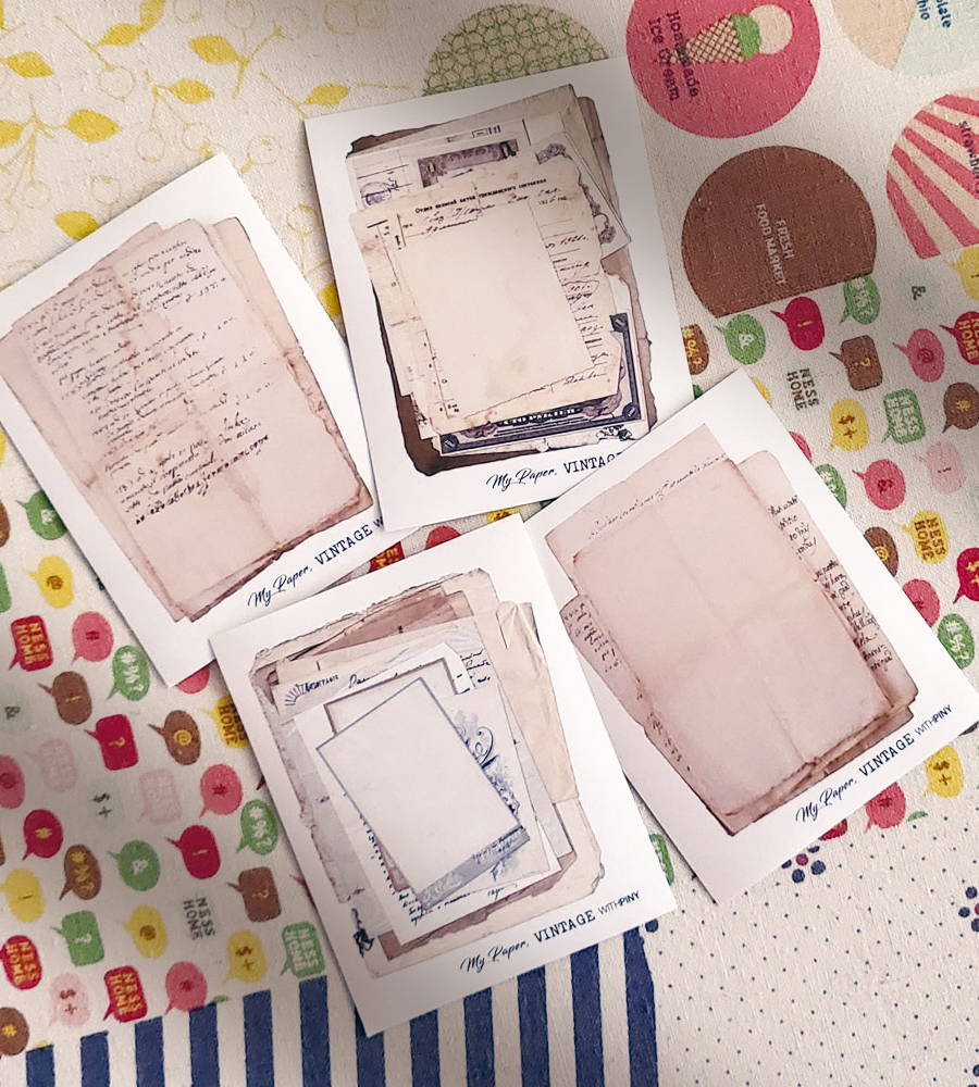 [1] My Paper 4-Piece Set