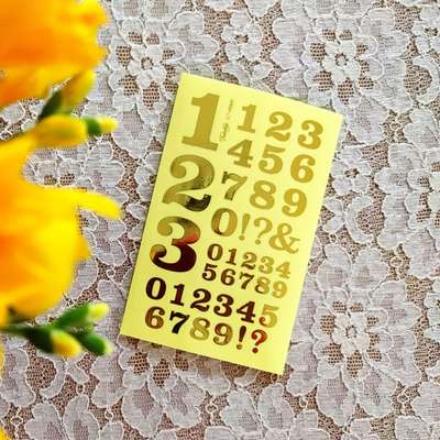 [1] Twinkle Gold Foil 123