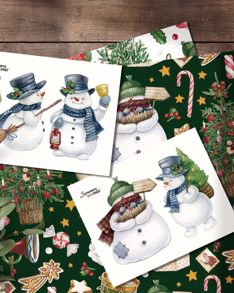 [1]Snowman Sticker