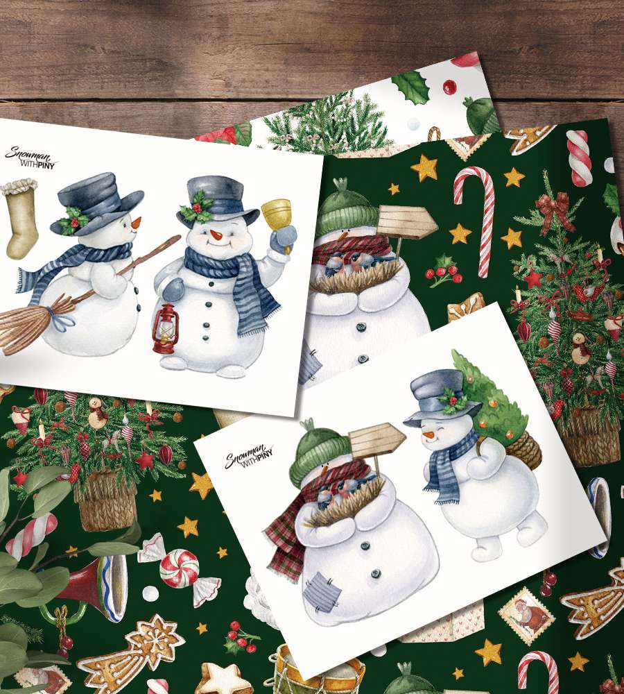 [1]Snowman Sticker