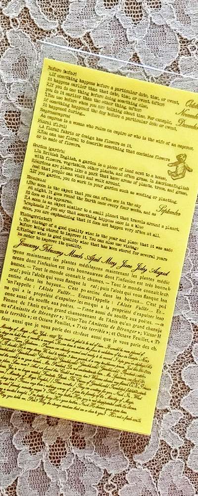 [17] Gold Lettering