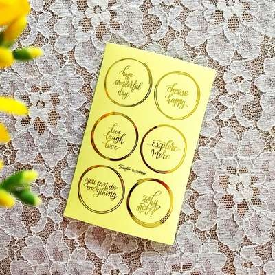 [1] Twinkle Gold Foil Листум