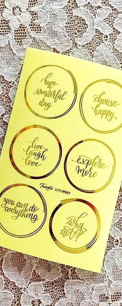 [1] Twinkle Gold Foil Листум