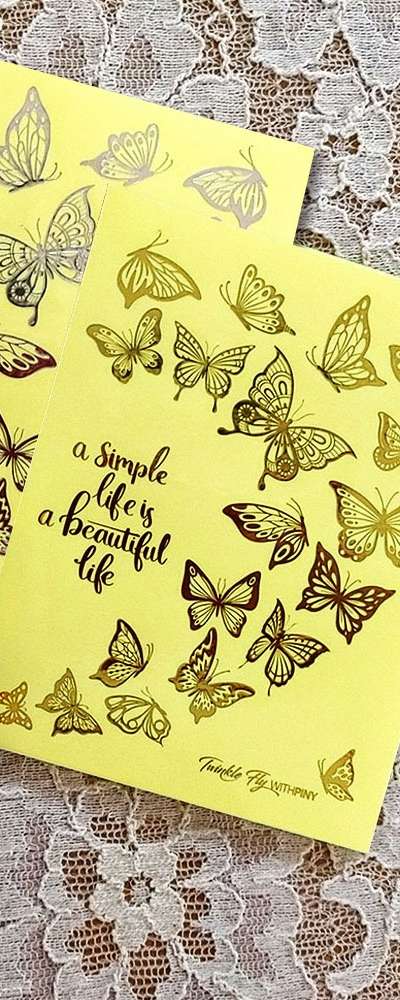 [1] Twinkle Butterfly ver.2 (Gold & Silver Foil)