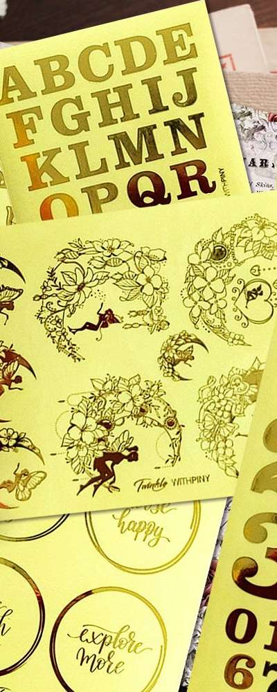 [1] Twinkle Gold Foil Mix Pack 6-Piece
