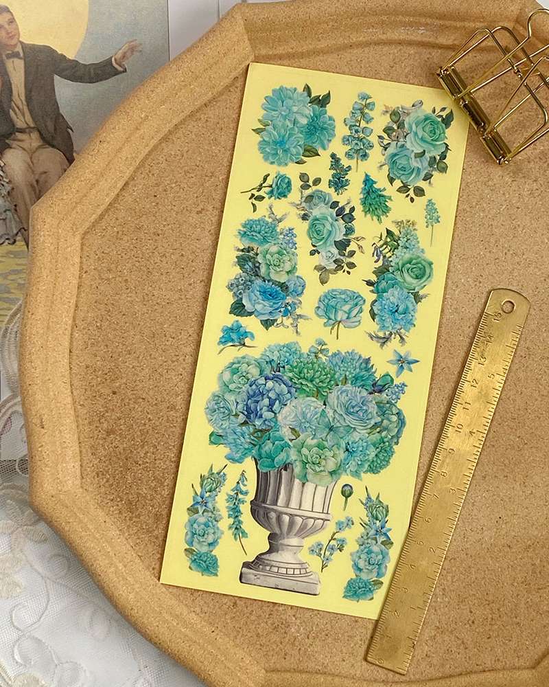 [17] Flower Vase_Mint Sky