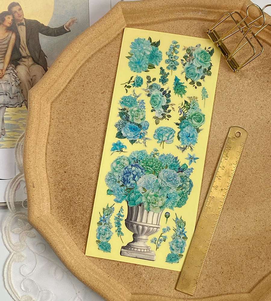 [17] Flower Vase_Mint Sky