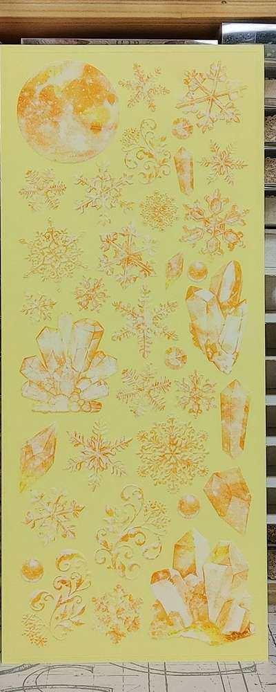 [17] Snow Crystal Flake_Yellow