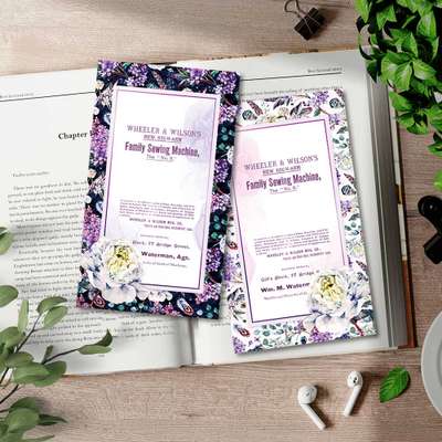 [1] Violet Mini Memo Pad (2 Types)