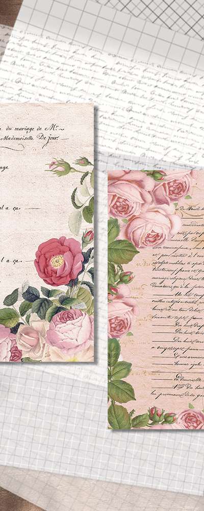 [1] Love Letter Memo Pad (2 Types)
