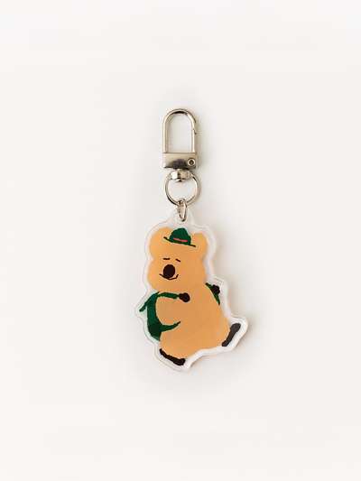 Dino Tank Bobo in the Woods Acrylic Keyring VER.4