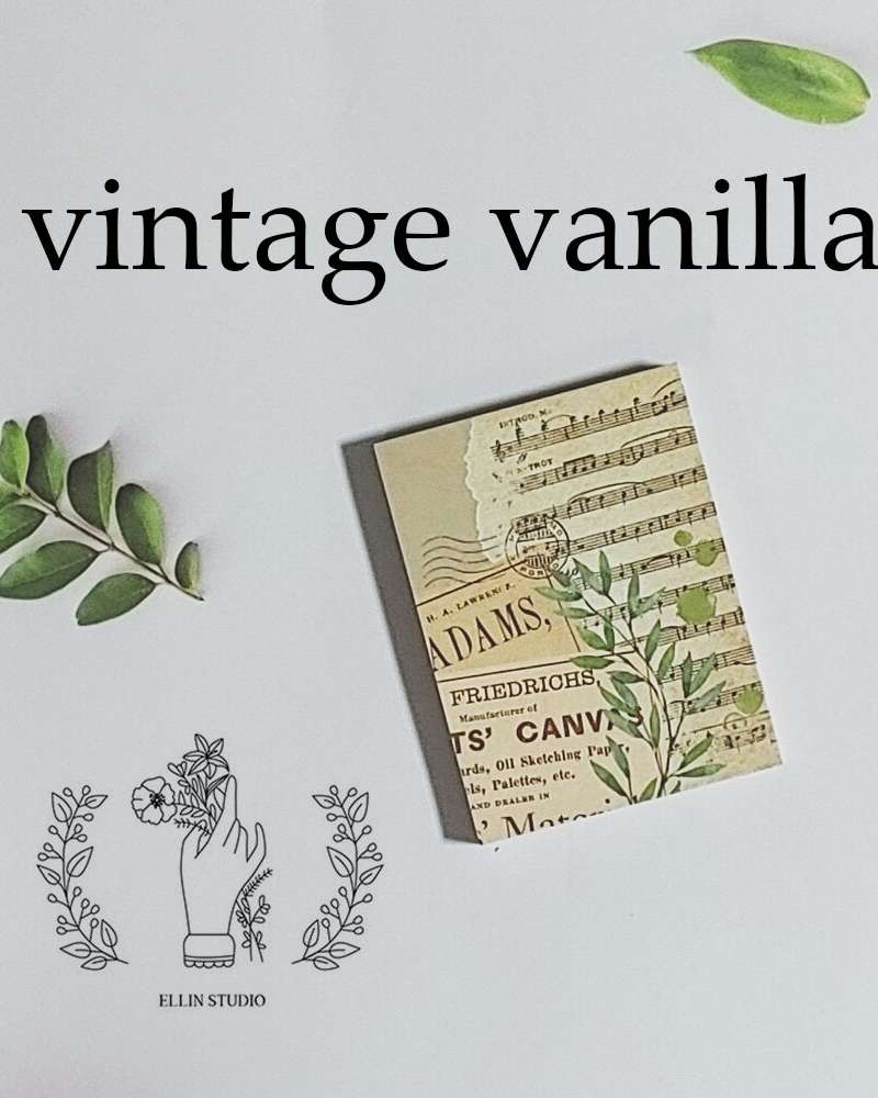[17] Vintage Vanilla Memo Pad