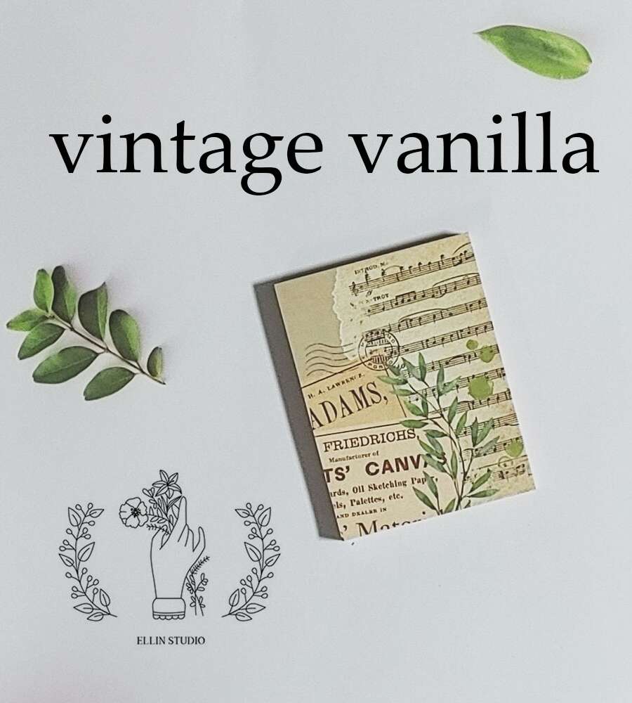 [17] Vintage Vanilla Memo Pad