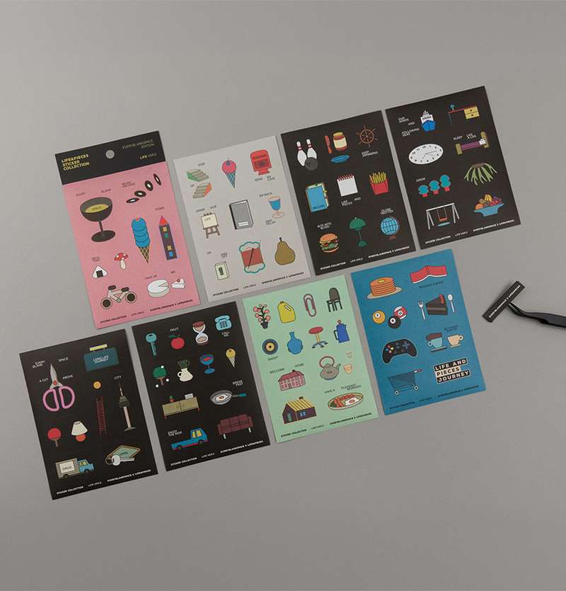Life and Pieces Sticker Collection Lee Ha Yeobeak Edition (LIFE v.2)