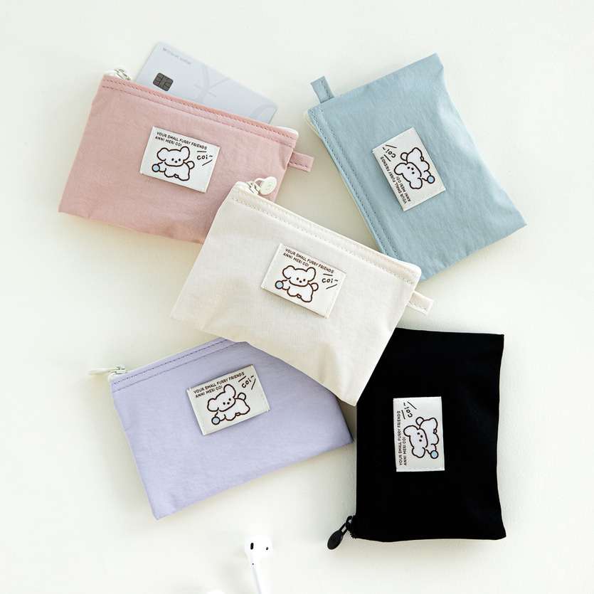 Koi Twill Flat Mini Pouch