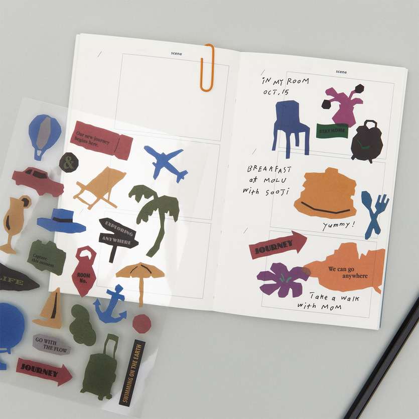 Life and Pieces Object Sticker Set