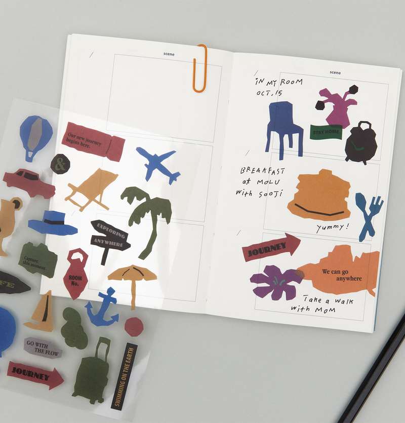 Life and Pieces Object Sticker Set