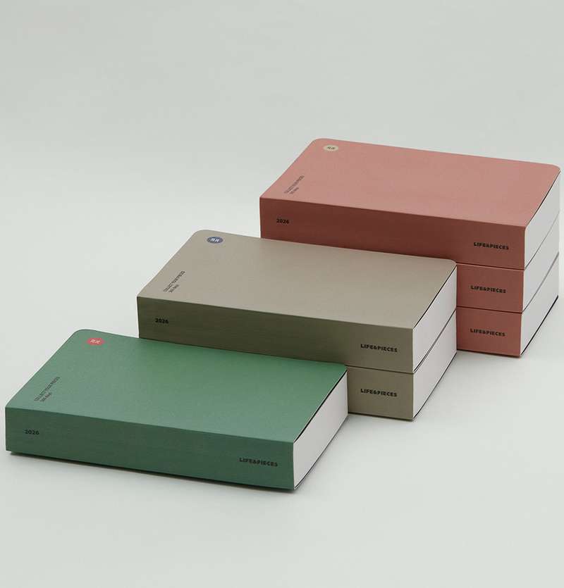 2026 Life and Pieces Diary Date-Type Daily