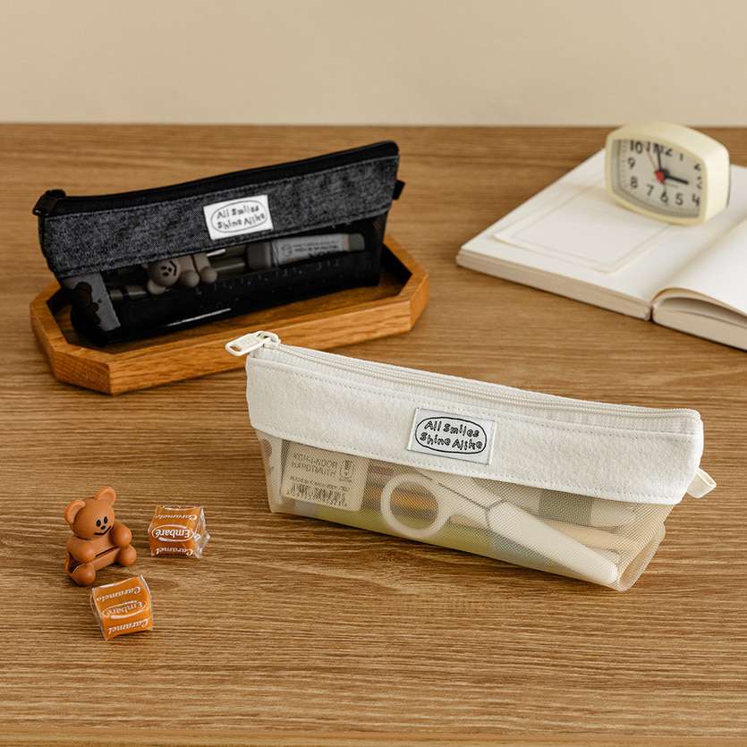Momo-c Mesh Boat Pencil Pouch