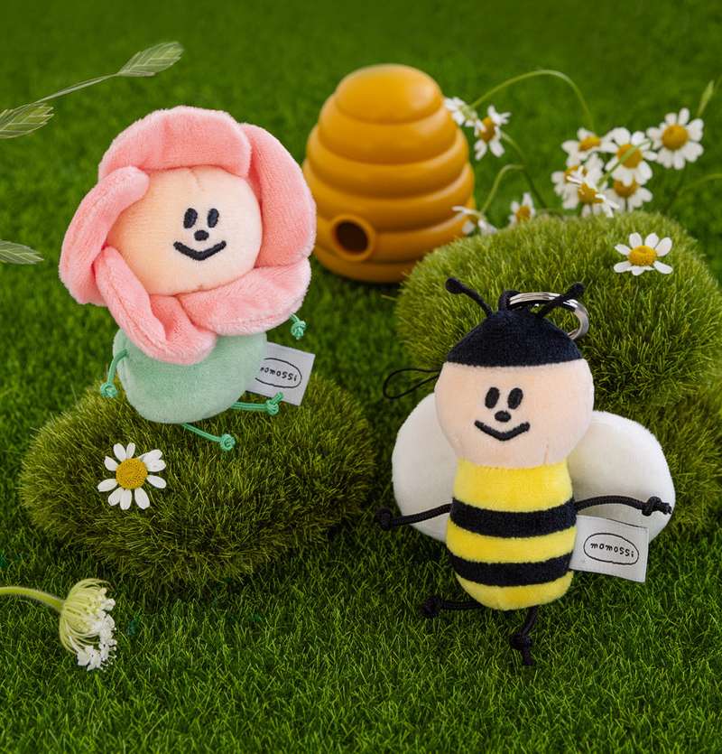 LIVEWORK Momo You Are Flower Acrylic Keyring