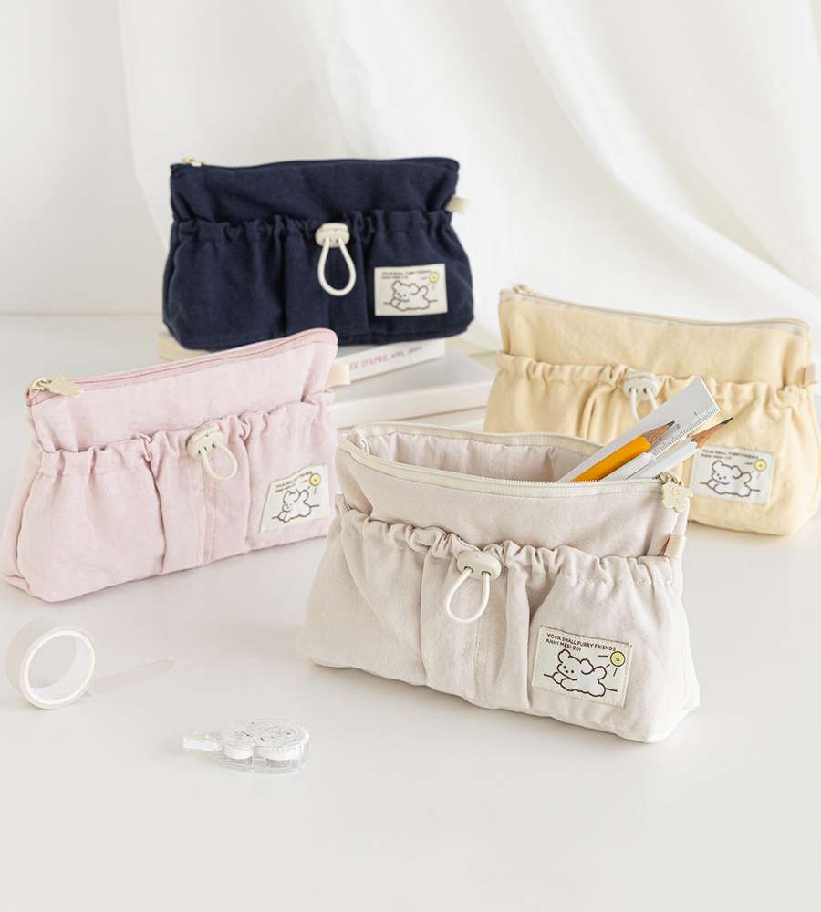 Koi String Pocket Pencil Pouch