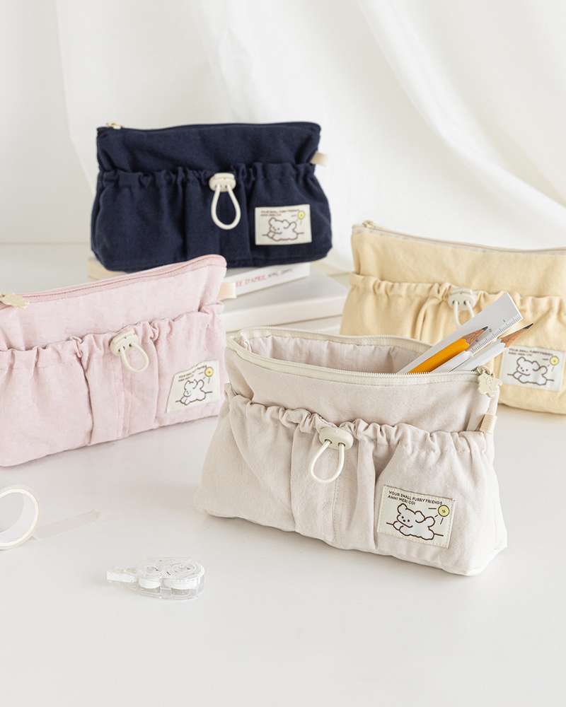 Koi String Pocket Pencil Pouch