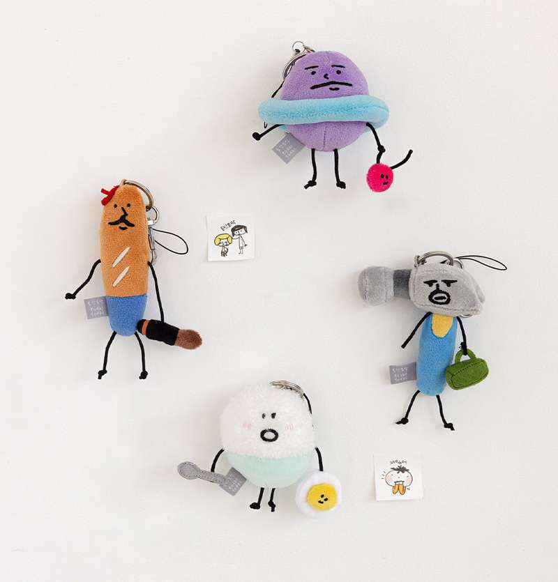 Tap Tap Doodle Keyring