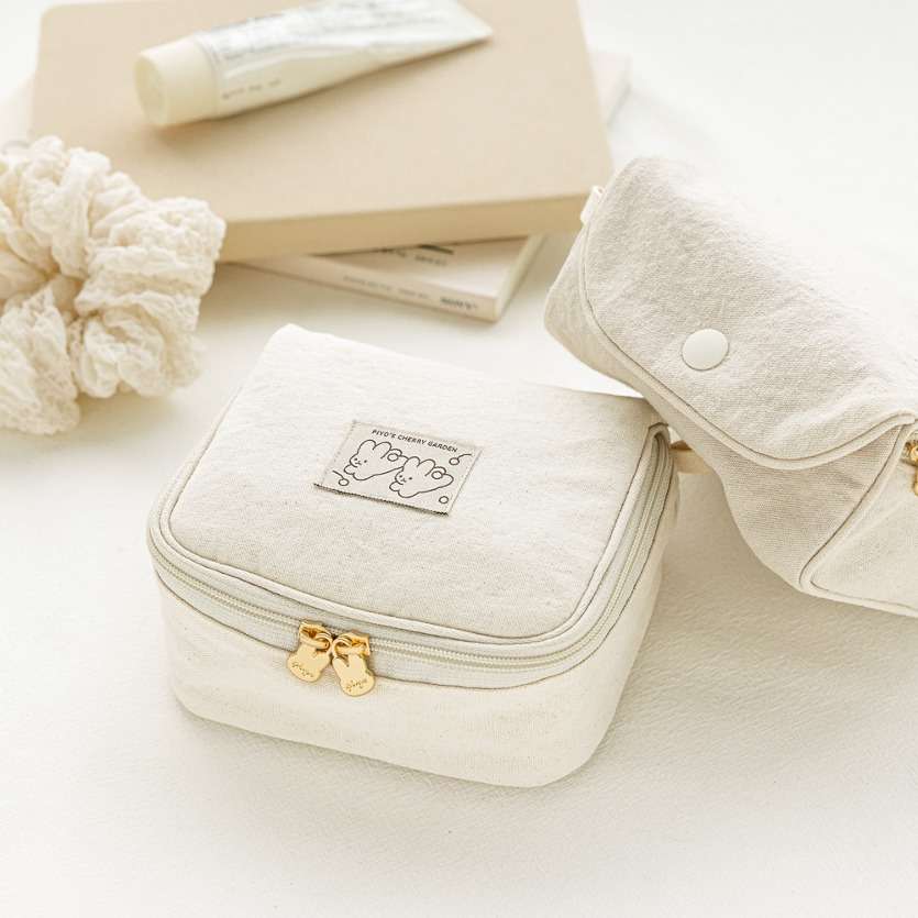 Piyou Snap Makeup Pouch 2color