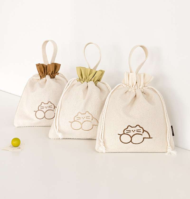 LIVEWORK Here There Cozy String Pouch L 3 Color