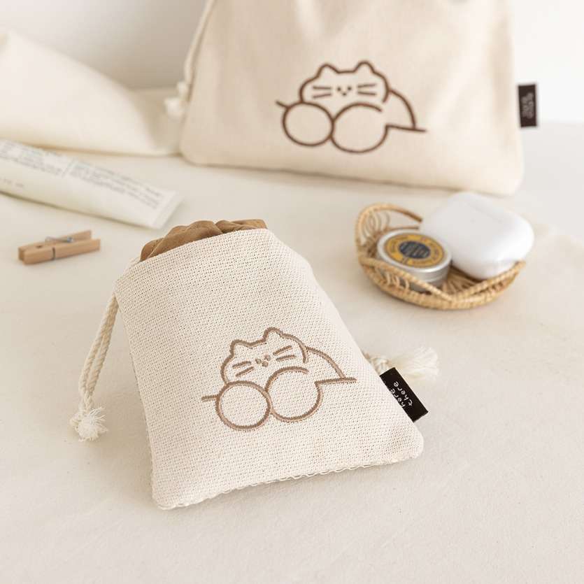 Here There Cozy String Pouch S 3-Color