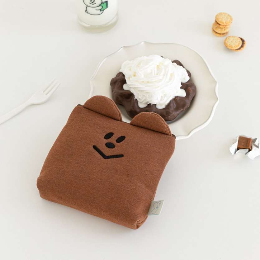 Momo C Bear Cushion Pouch (3 Types)
