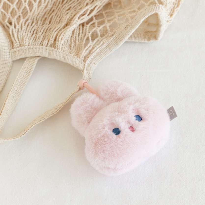 Fluffy Piyau Keyring 4 Colors