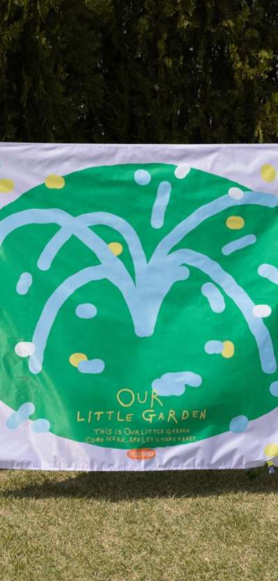リトルシングス ピクニックマット (Green Garden)