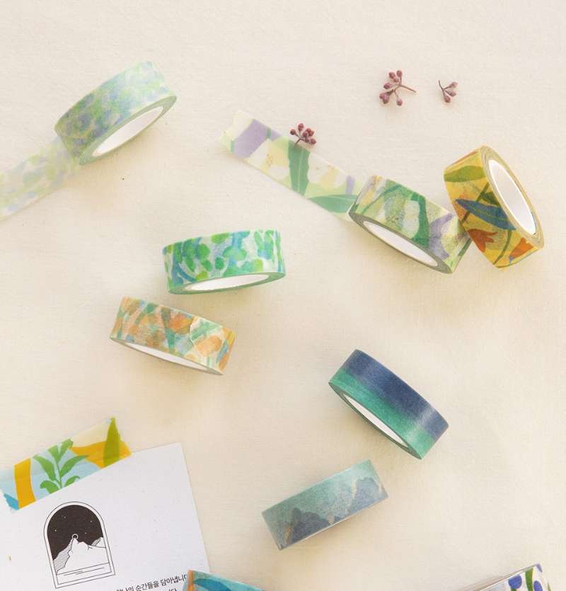 Afterglow Paper Tape 10-Piece Set
