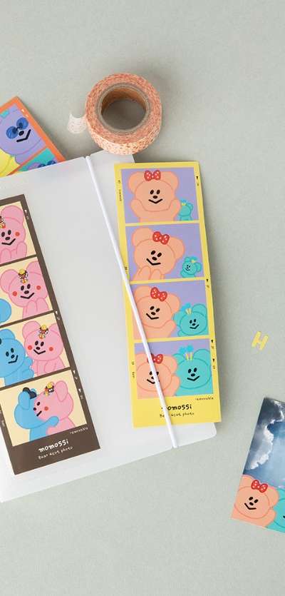 モモシー ベア 4コマ フォト 6種