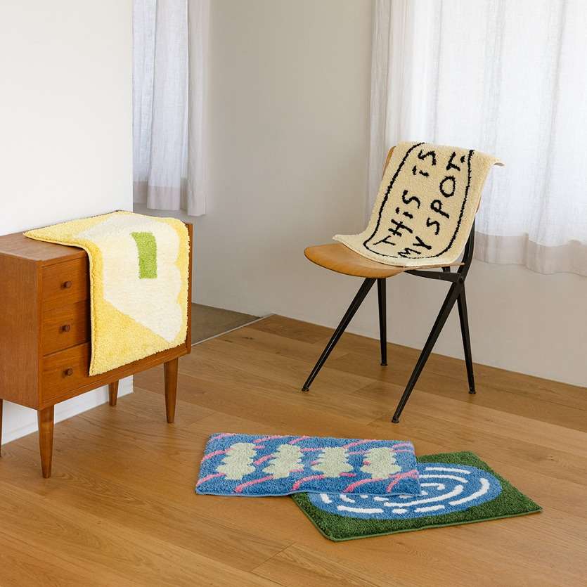 Little Things Floor Mat 4 Types (Bathroom Mat Kitchen Mat Toilet Rug)