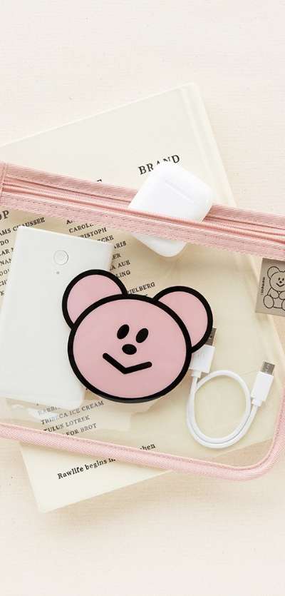 Momo Bear Window Flat 4-Color